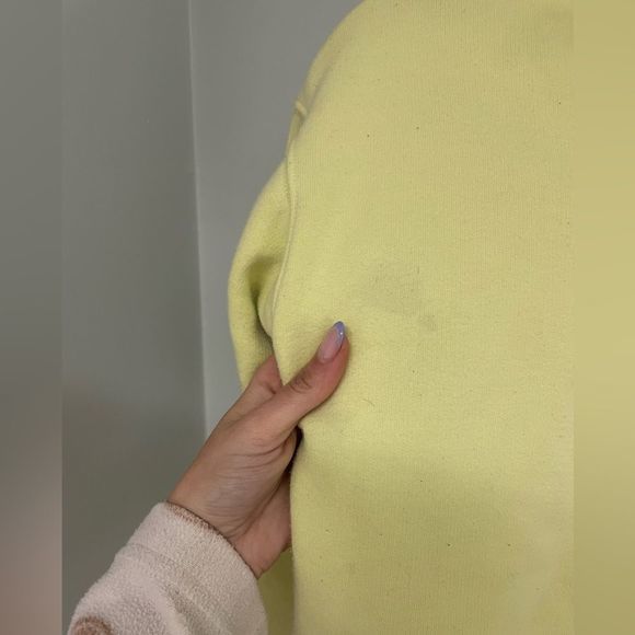 TNA Neon Yellow Perfect‎ 1/4 Zip Sweatshirt - Picture 5 of 5